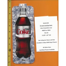 Large Coke Size Chameleon Soda Flavor Strip Diet Coke 20oz BOTTLE